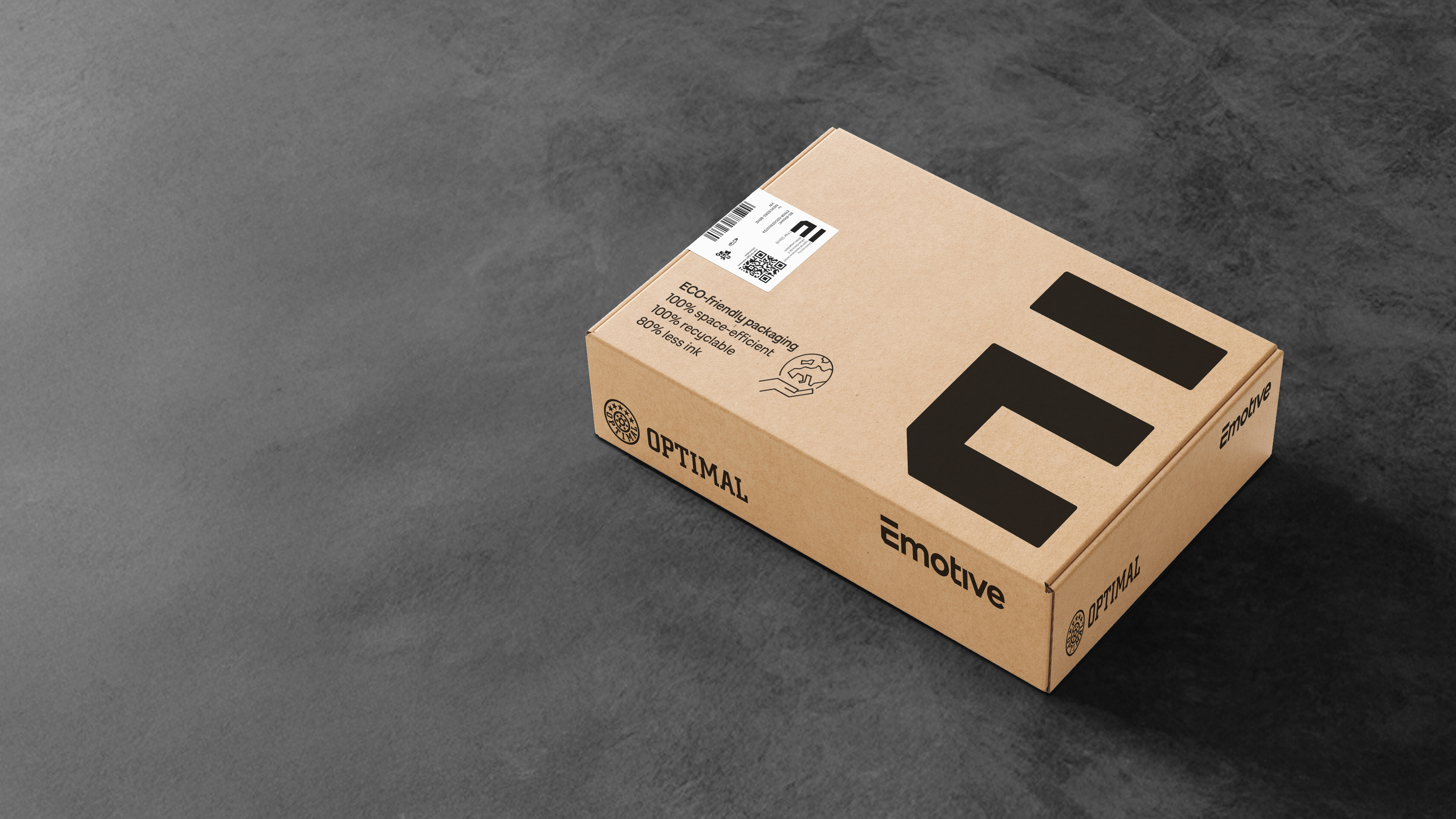 Emotive Optimal single box sustainable packaging