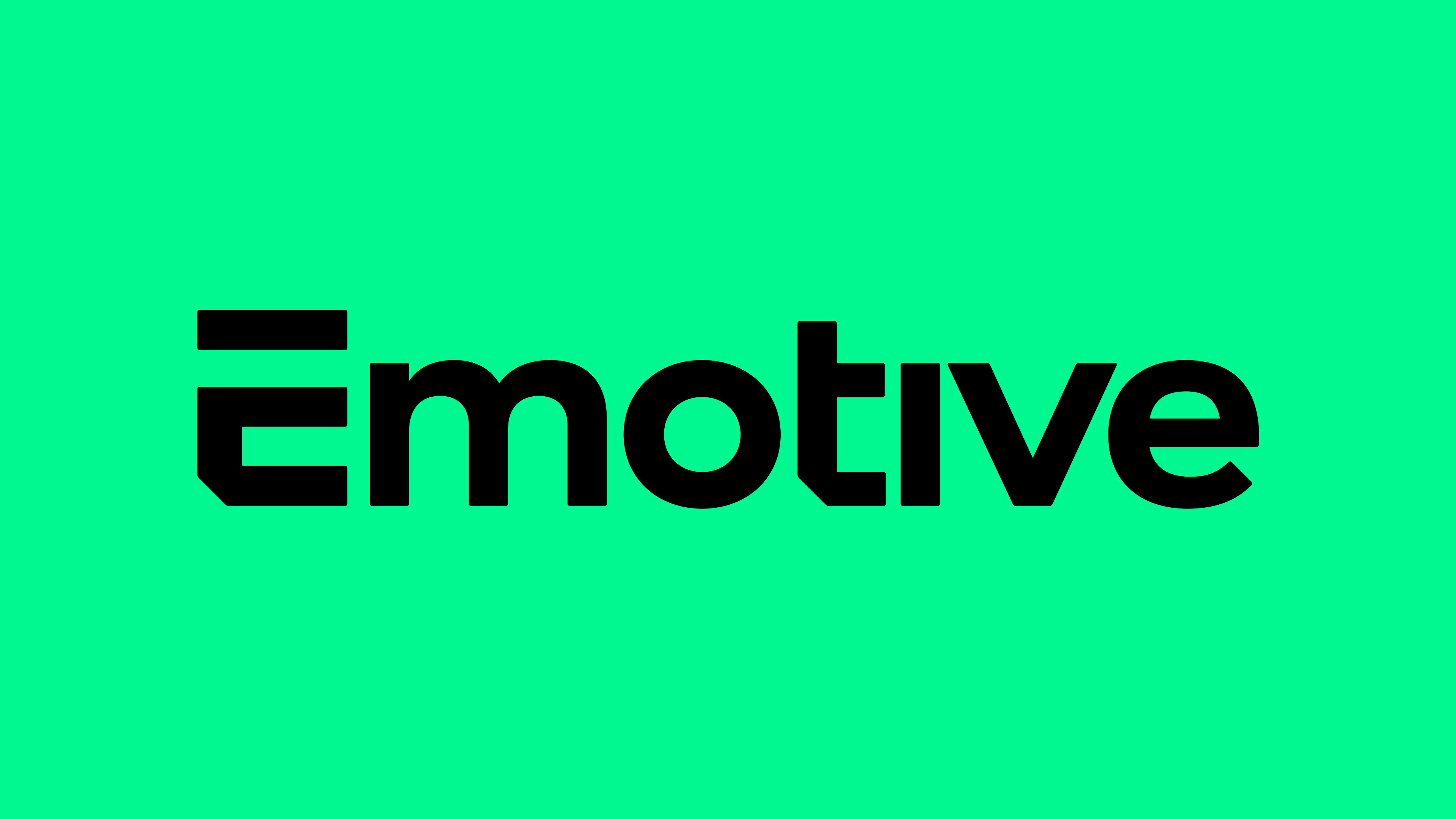 Emotive large logo energetic green