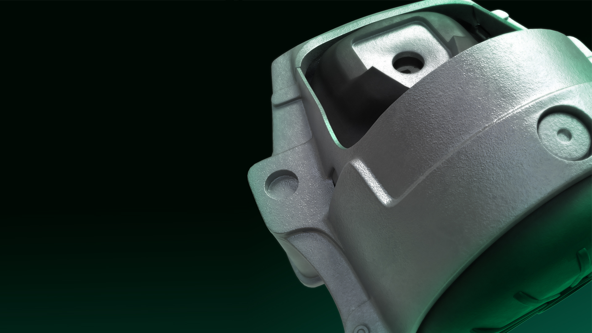 engine mount closeup